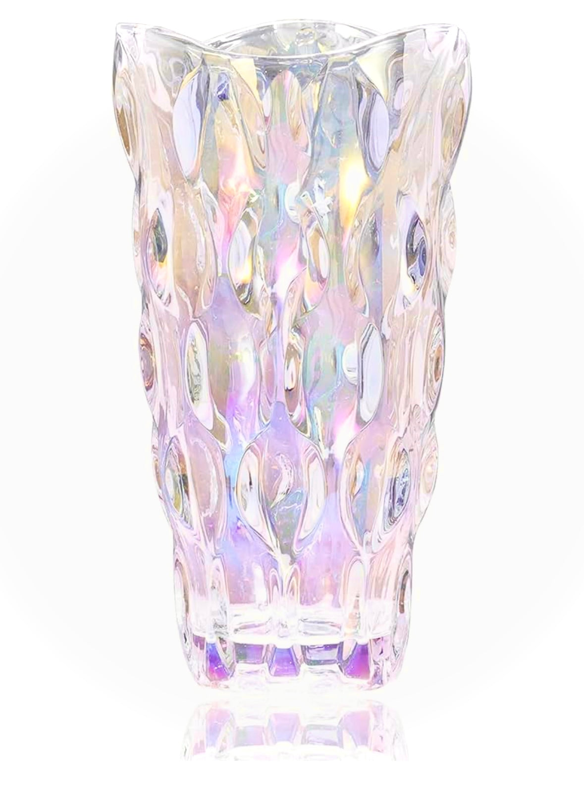 Irrodesent Clear Bouquet Vase