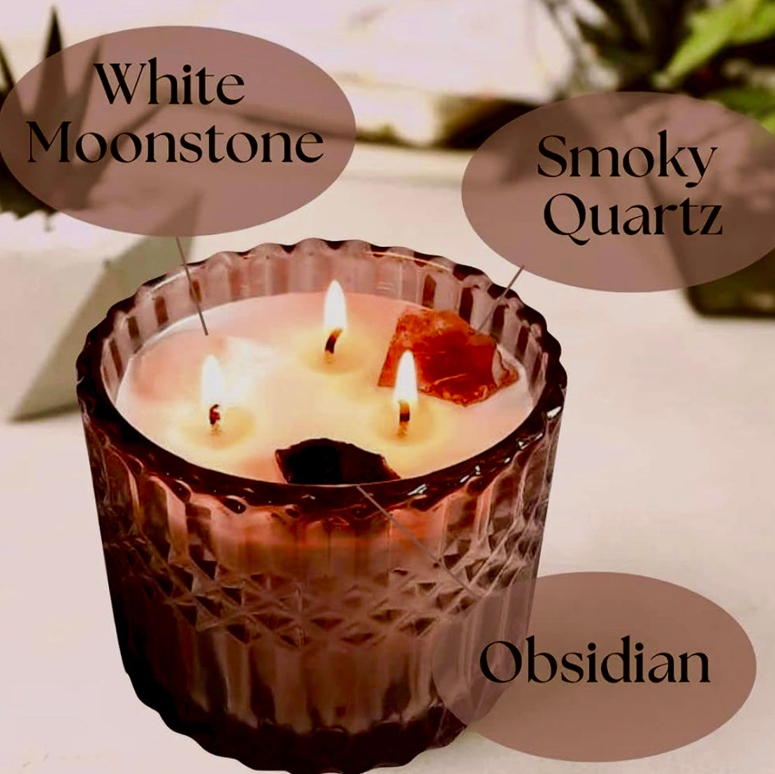 Mahogany Teakwood Candle