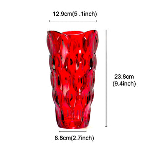 Irrodesent Red Bouquet Vase