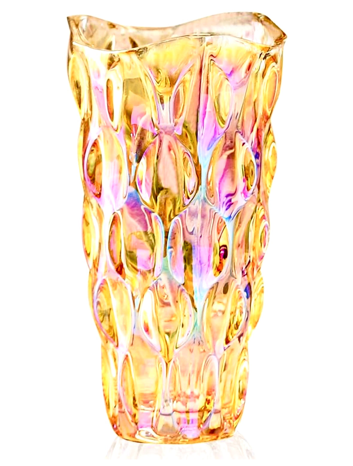 Irrodesent Gold Bouquet Vase