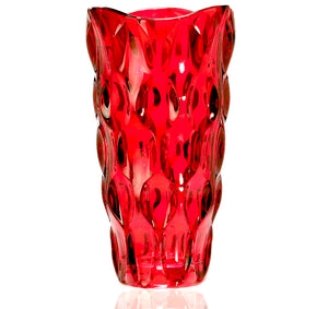 Irrodesent Red Bouquet Vase