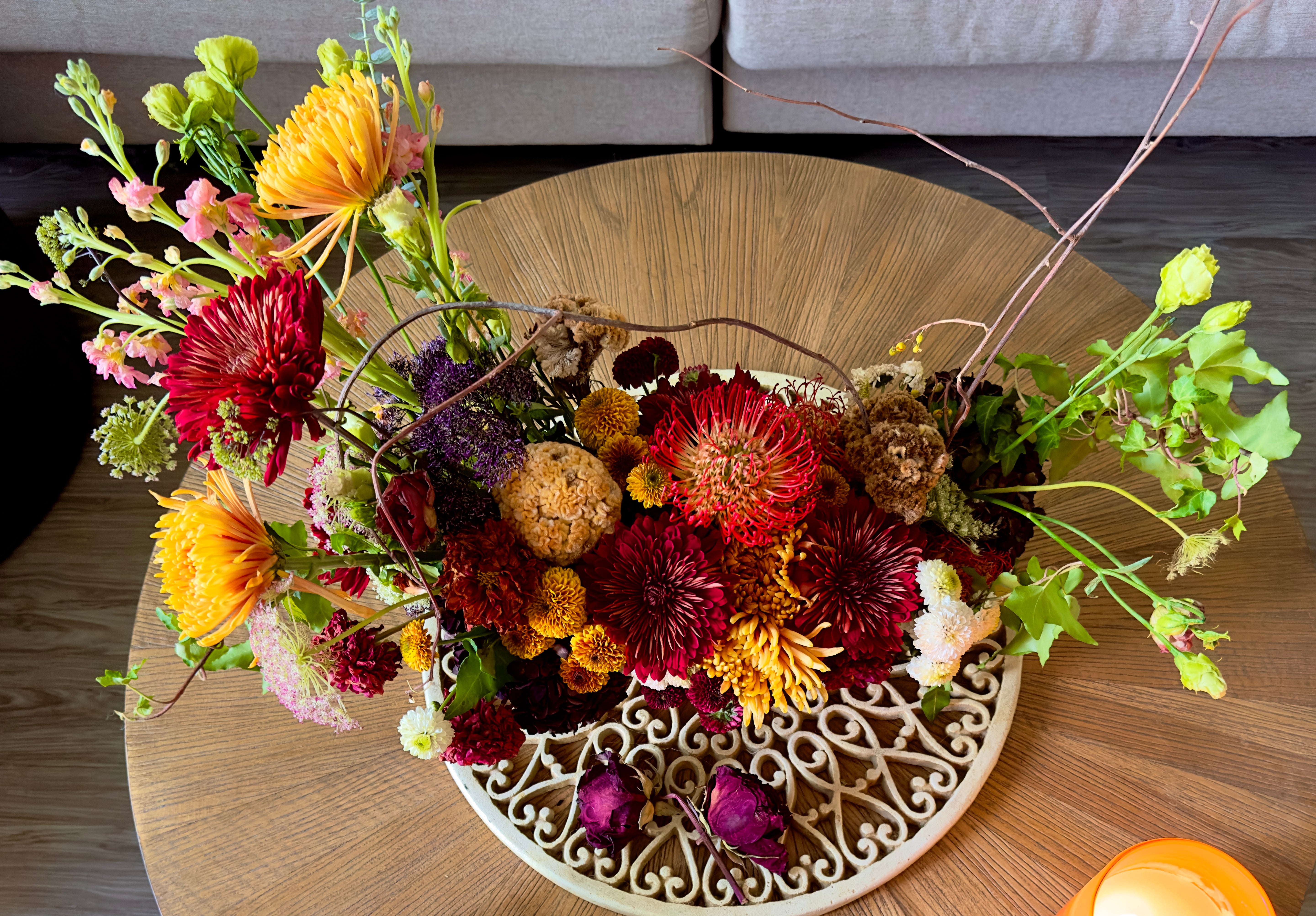Enchanted Harvest Boho Centerpiece