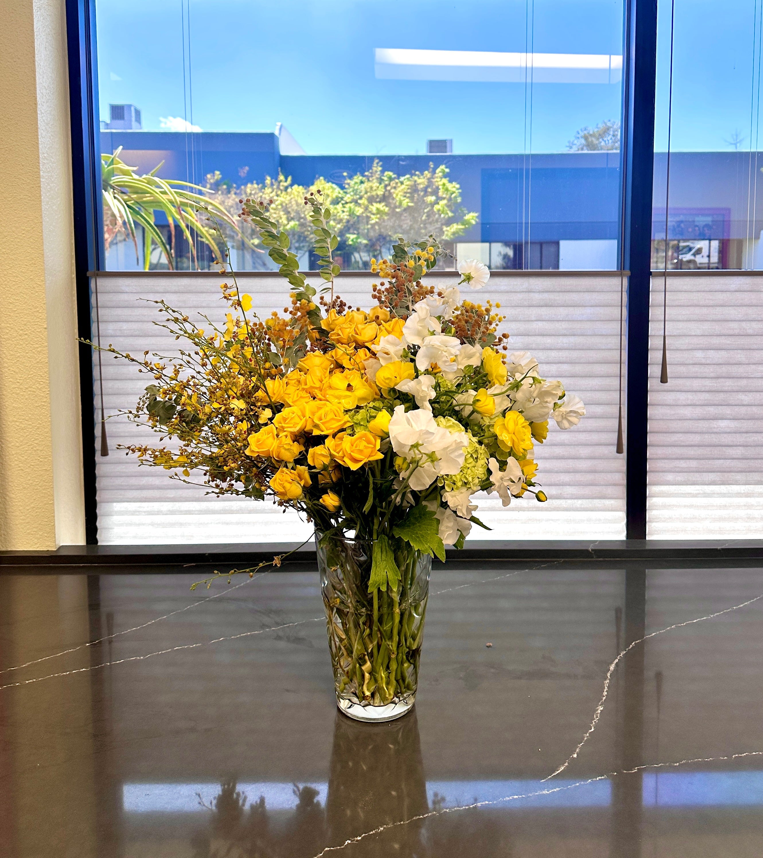 Golden Hour Vase Arrangement