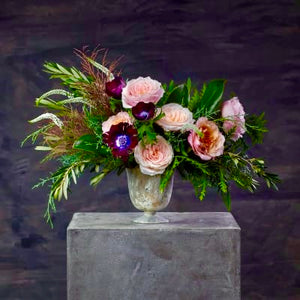 Wild Winter Heart Arrangement