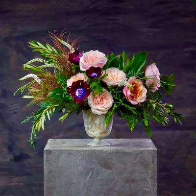 Wild Winter Heart Arrangement