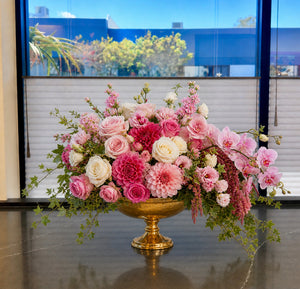 Rose & Dahlia Grand Compote